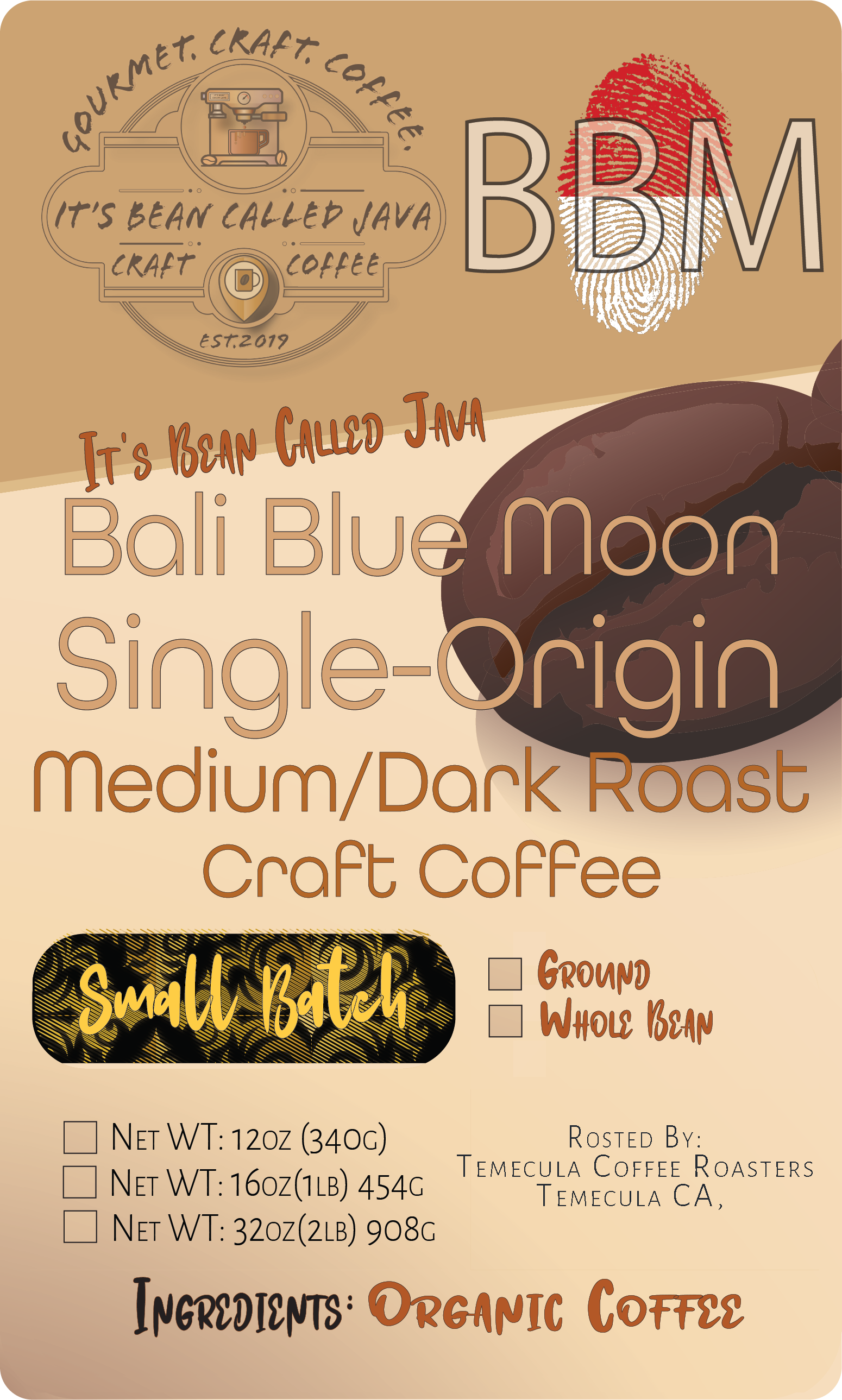 Bali Blue Moon Craft Coffee - Single Origin - Coffee - $15.25