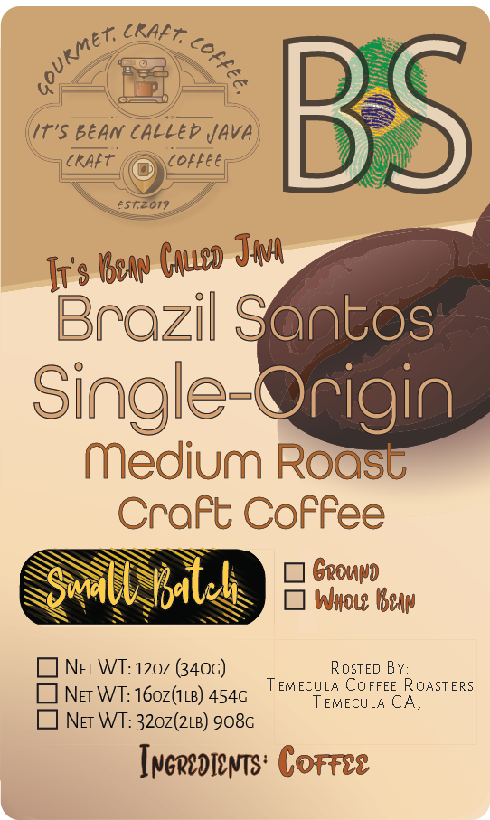 Brazil Santos Craft Coffee - Single Origin - Coffee - $13.00